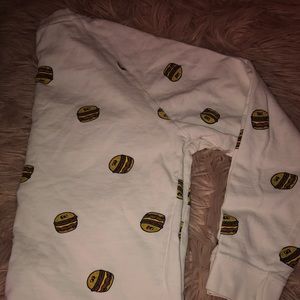 cute hamburger pullover